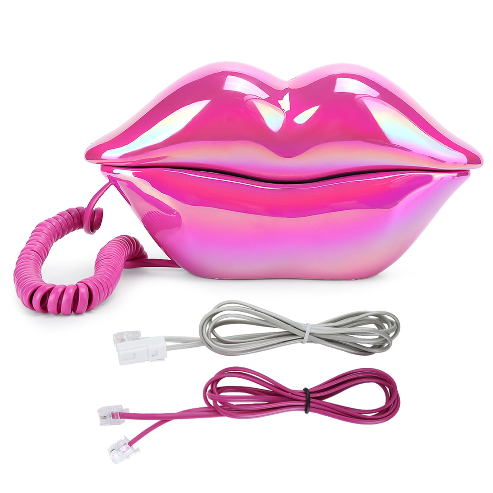 Lip Phone, Room Decor, Flip Phone for Home Office Shops and Art Decor-image-5