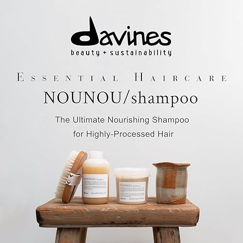 Miniatura 3 de Davines NOUNOU Shampoo Hydrating Deep Shampoo for Bleached Permed Relaxed Damaged Hair Or Very Dry Hair Replenishes Chemically Processed Hair