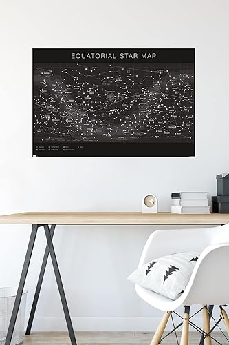 Miniatura 6 de Trends International Astrología - Póster de pared con mapa estelar ecuatorial