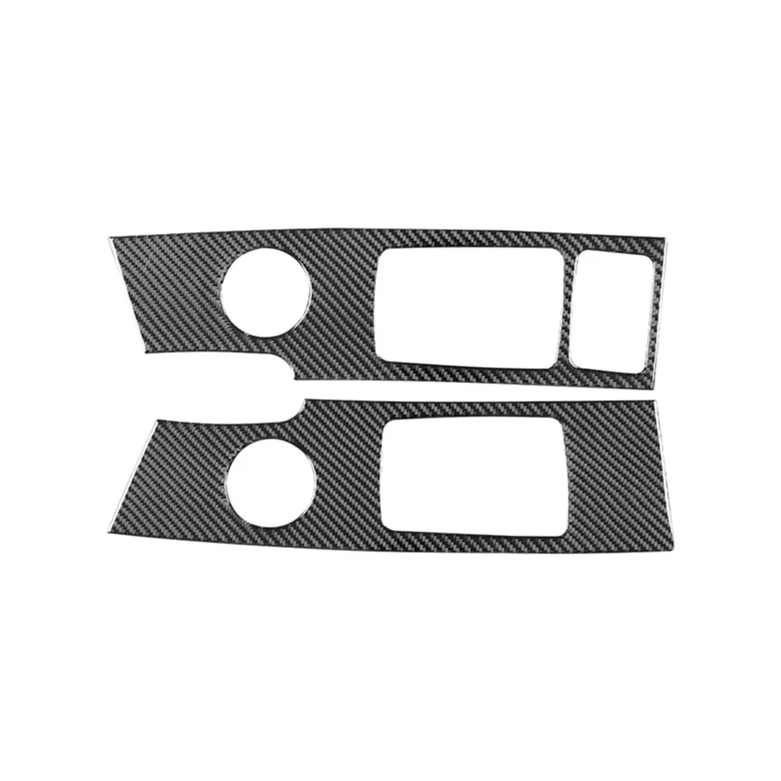 Car Trim Sticker for CRV 2007 2008-2011 Accessories Carbon Fiber Interior Car Dashboard Panel Both Sides Air Outlets Decor Frame Cover Trim