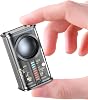 Portable Bluetooth Speaker with Lights, Transparent Wireless Mini Bluetooth Speaker with TWS, Perfect Small Speaker HD Sound and Bass for Office, Home, Shower, Room, Bike, Car (Black)