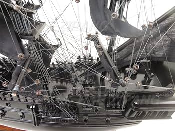 Amazon | 帆船模型 完成品 木製 カリビアンパイレーツ ブラックパール