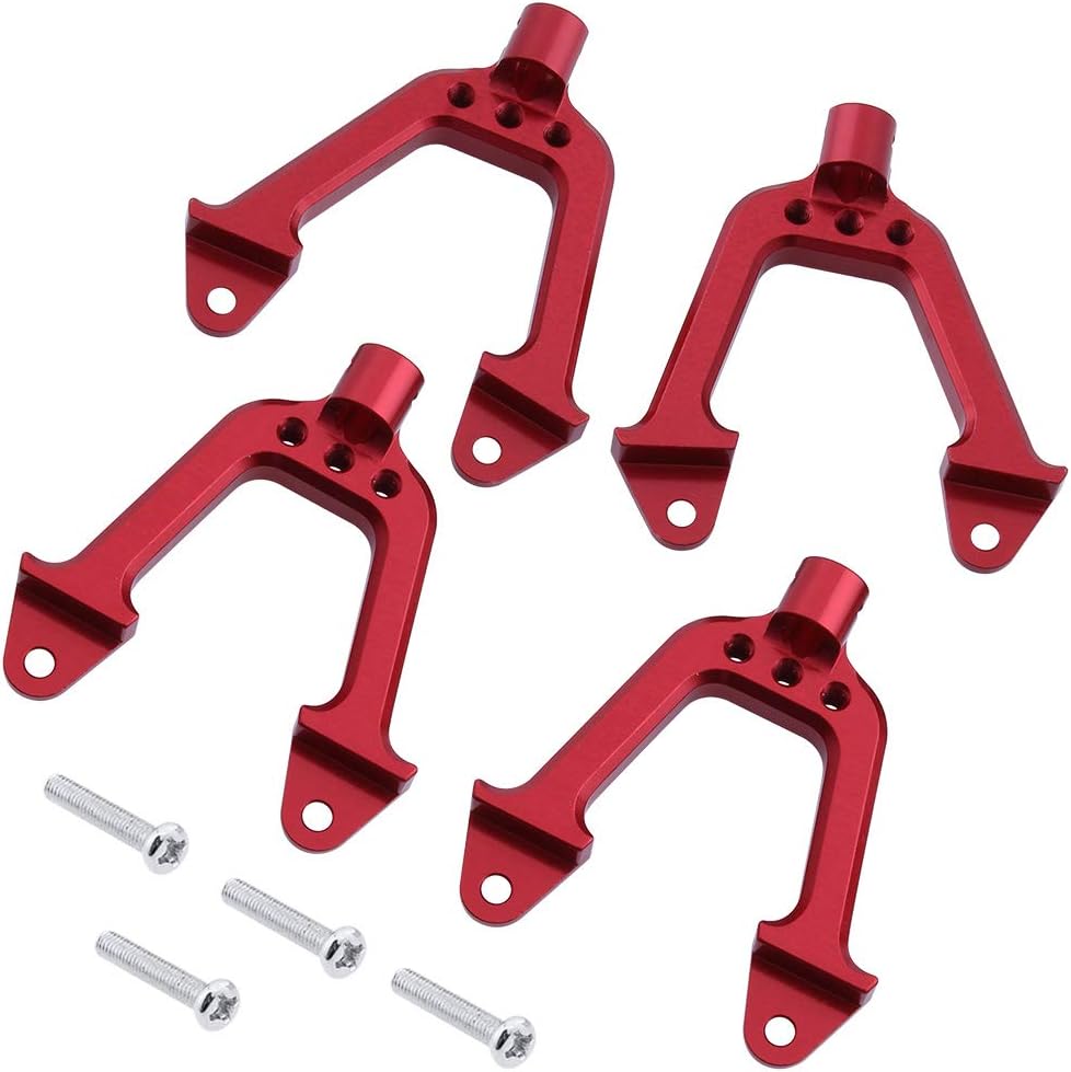 Hobbypark Aluminum Shock Hoops Shock Tower Mount Upgrade Parts for Axial SCX10 1/10 RC Crawler Car,Replacement of AX80025
