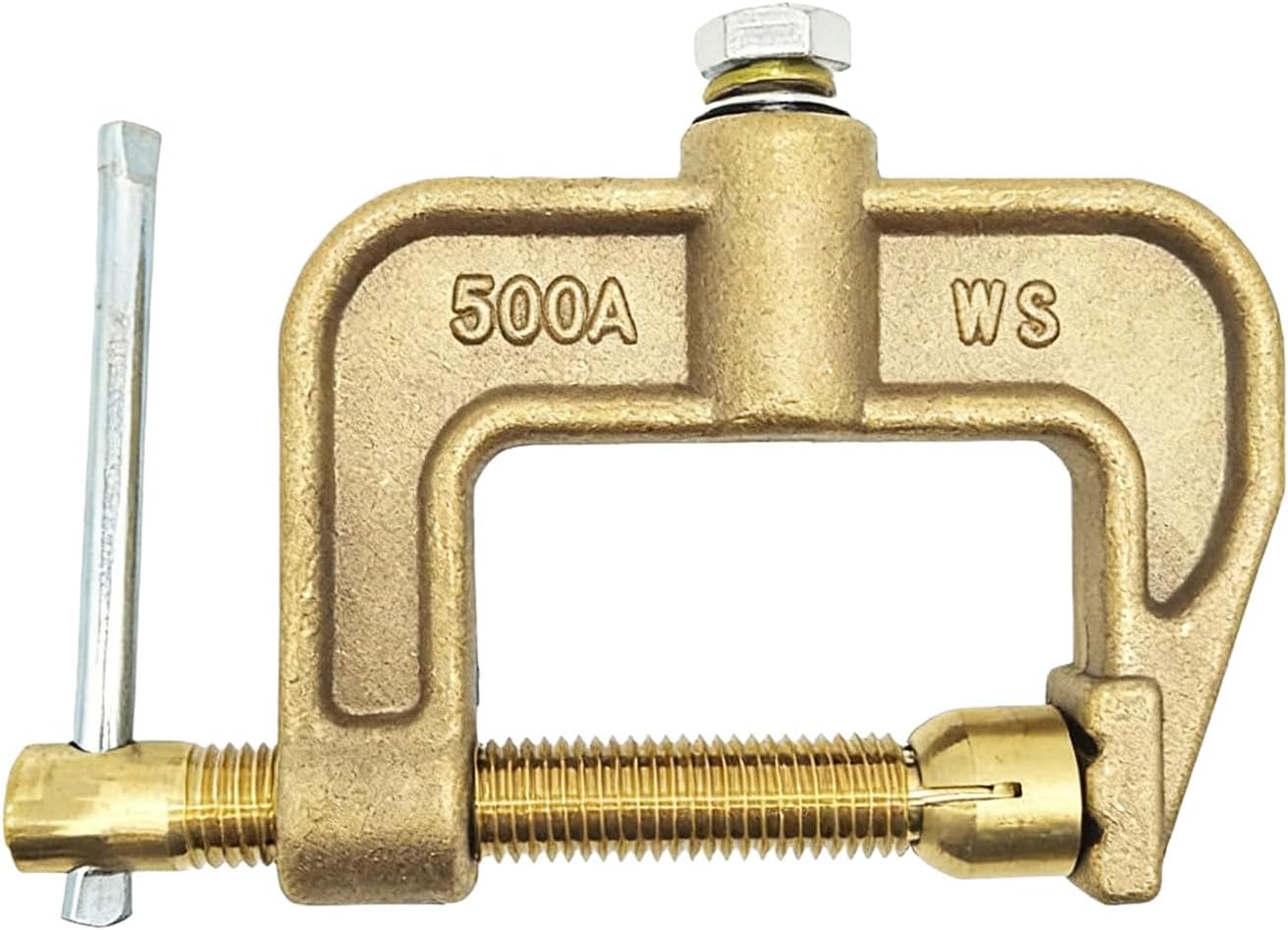 Welding Electrode Holder Power Metal Grounding Work Clamp Replacement Ground Earth for Ground