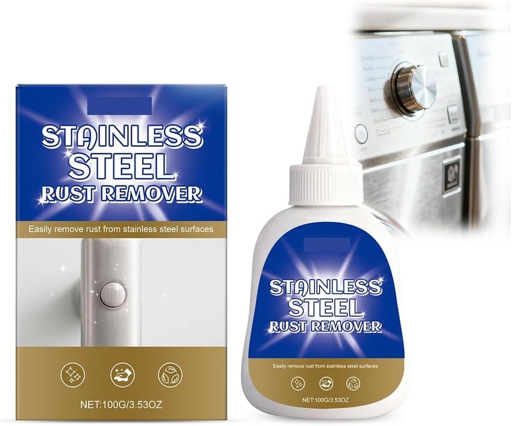 Stainless Steel Cleaner—Quickly Penetrates Rust Layers, Wipes Away Effortlessly, And Restores Surface Shine(3pcs)