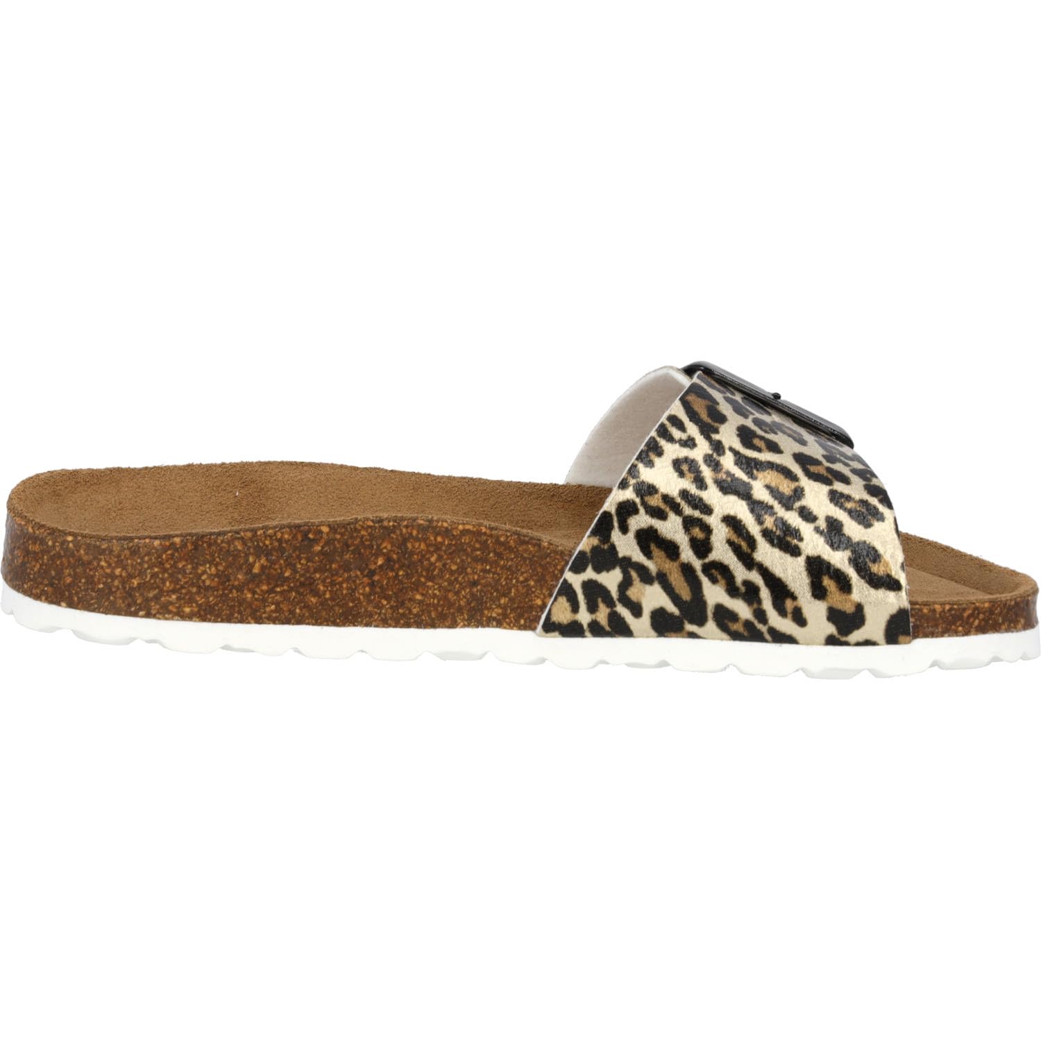 Palado Pantoletten Damen Malta EGS Leo - bequeme Sandeln Made in Spain - Hausschuhe mit dämpfendem Kork-Fußbett - modische Sommerschuhe