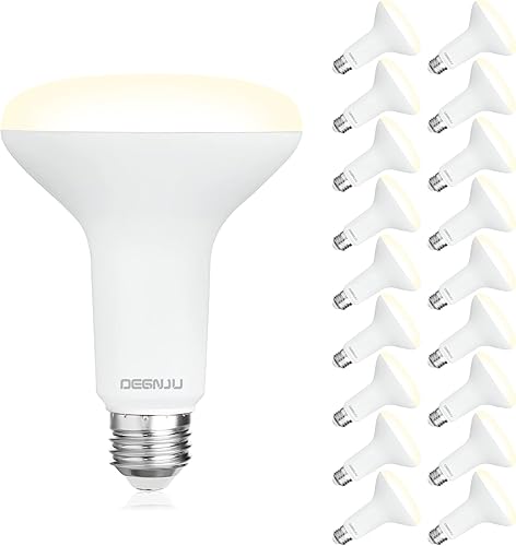 Miniatura 14 de Paquete de 12 bombillas LED empotradas BR30, bombillas de inundación regulables para interiores, CRI80 7 W, equivalente a 65 W, 2700 K, blanco