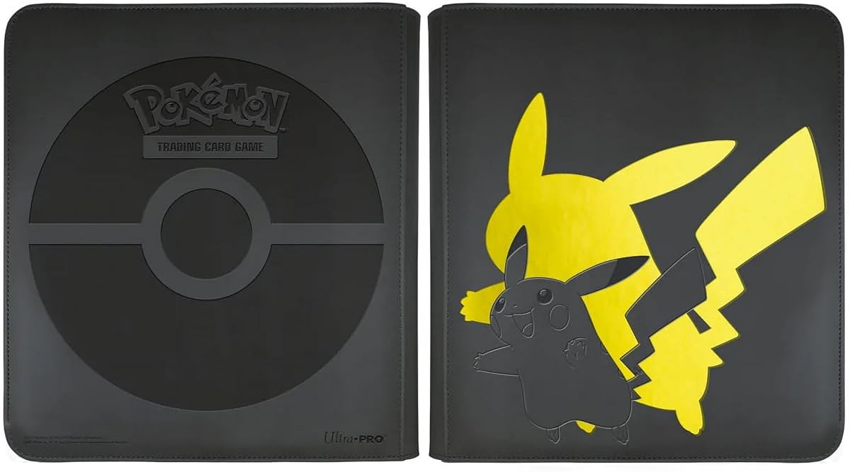 UP Elite Series: Pikachu 12-Pocket Zippered Pro Binder for Pokémon