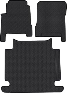 Floor Mats Compatible with Volvo VNL 760 860 (2019-23),VHD New (2019-23),VNR (2019-23),Truck Floor Mats for Volvo Accessories Heavy Duty Includes 3 PCS Set,Black