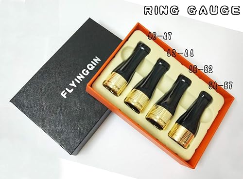 Miniatura 5 de Juego de tubos de cigarro de 4 tamaños de resina de cobre puro con patrón de escultura de resina de cobre brillante, plata dorada y plata vintage