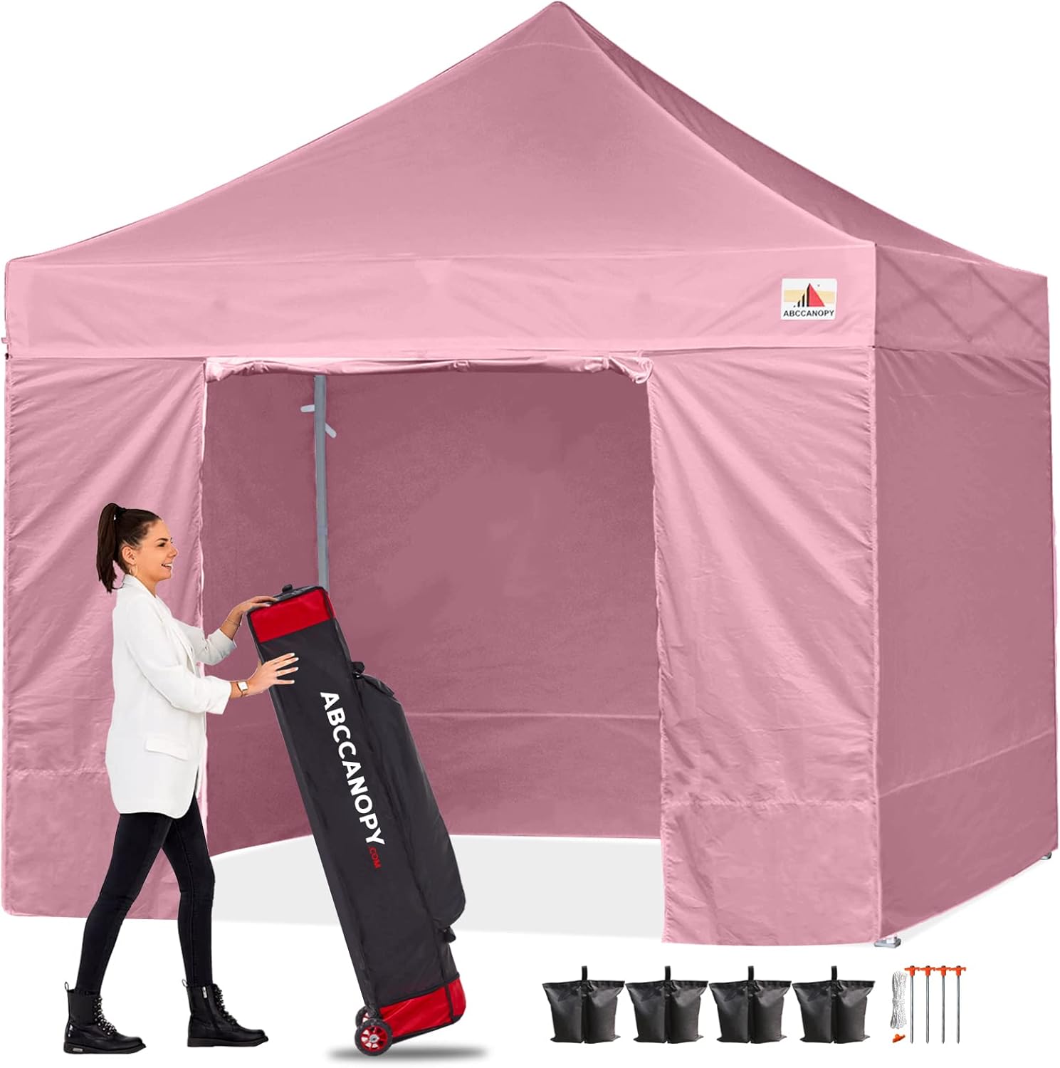 【未使用品】ABCCANOPY ワンタッチタープテント　送料込み ABCCANOPY タープテント ワンタッチ 3段階調節 ベンチレーション