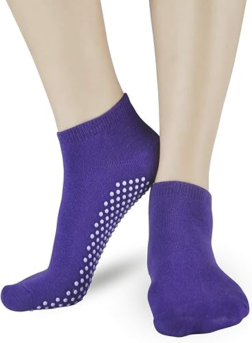 Miniatura 5 de ELUTONG Pliates Socks for Women with Grip Non Slip Yoga Sock for Barre Hospital Barefoot Workout(5-13)