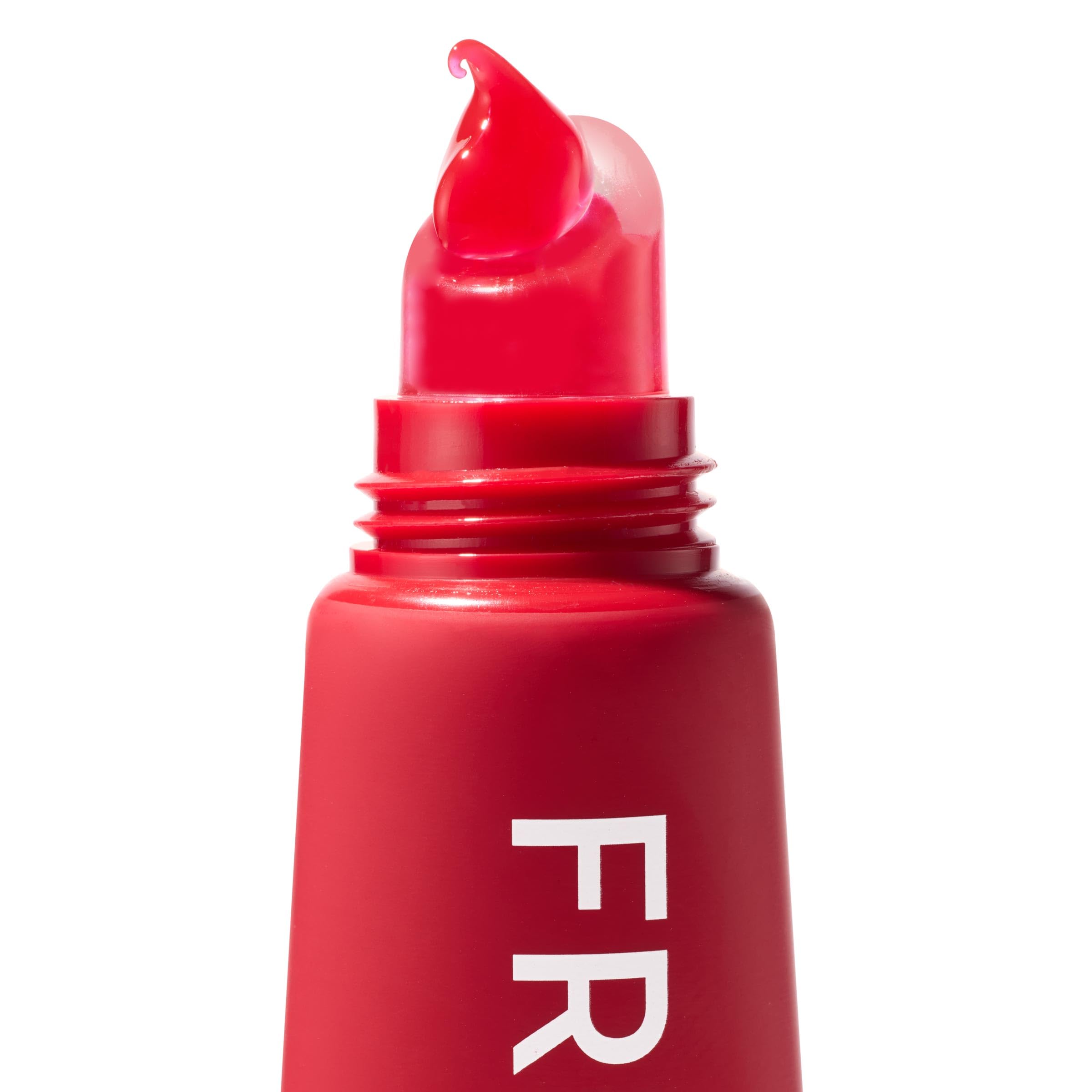 ColourPop Fresh Kiss Glossy Lip Balm - Hydrating Lip Care Enriched with Peptides, Hyaluronic Acid, Shea Butter & Vitamin E for an Ultra-Cushiony Formula - Caramel Latte (0.49 oz): Cherry Glaze 0.49 Ounce (Pack of 2)