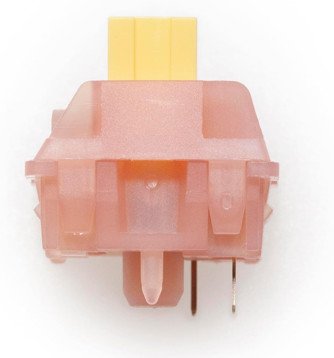 KPREPUBLIC Outemu Silent Peach V3 Switch Lemon Linear Tactile Lime for Mechanical Keyboard POM PA66 Factory Lubed (OTM V3 Silent Peach LightGuide Switch x110)