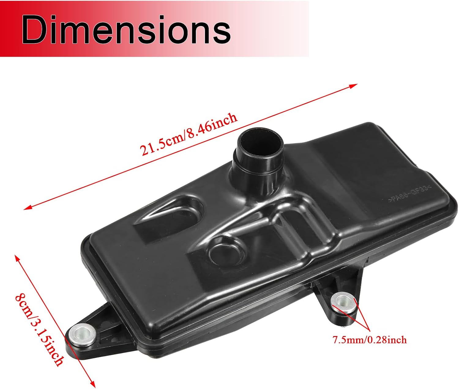 Automatic Transmission Filter Oil Pan with O-Rings Compatible with Honda Civic 2014-2019 Fit 2015-2019, HR-V 2016-2017, Replaces# 25420-5T0-003, 25450-P4V-013, 21814-5T0-000, 254205T0003