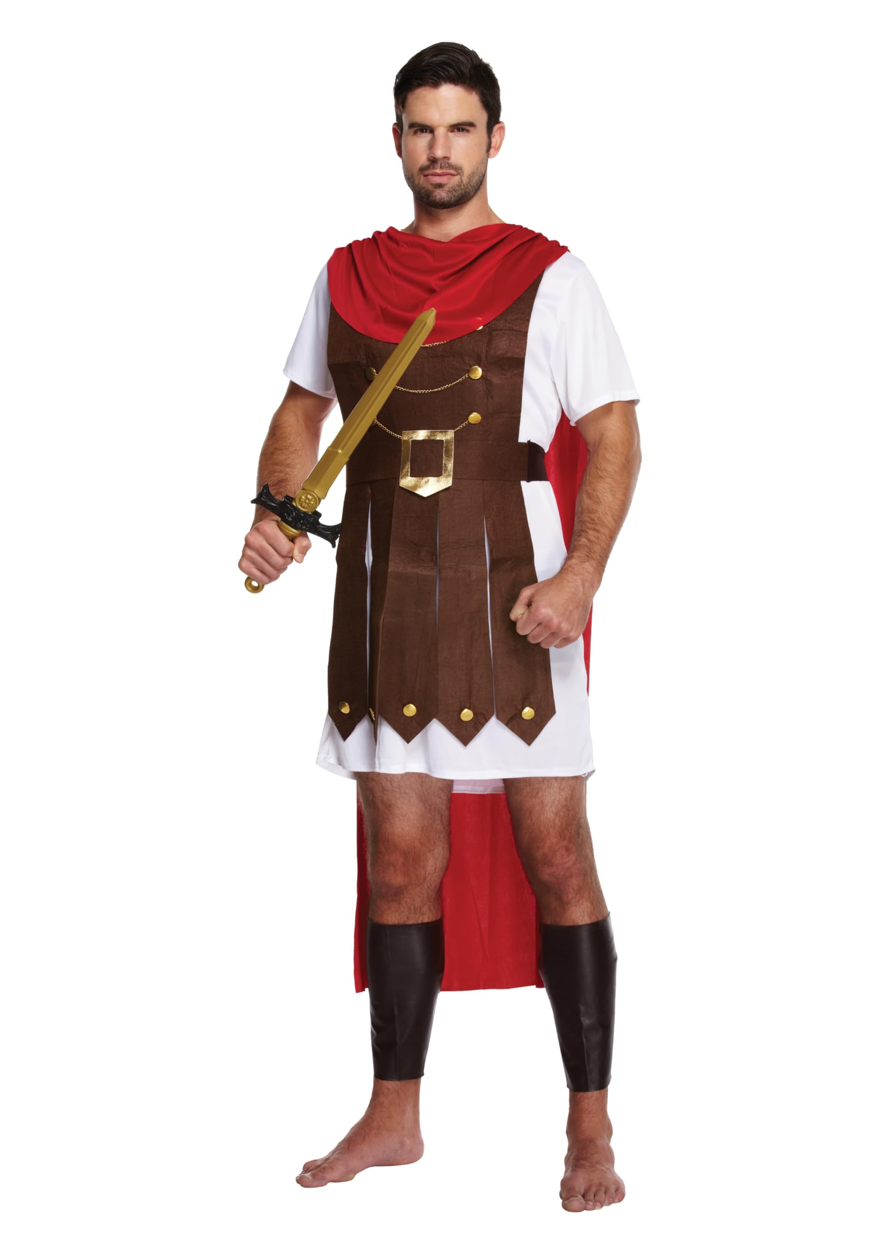 HENBRANDT Adult Men’s Roman General Fancy Dress Costume Spartan Fighter Roman Gladiator Centurion Cosplay Historical Dress Up Outfit Mens Fancy Dress Costume