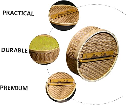 Miniatura 9 de Caja de pastel de té, soporte de madera para bolsitas de té, organizador de hojas de té, estuche para alimentos secos, soporte de madera,