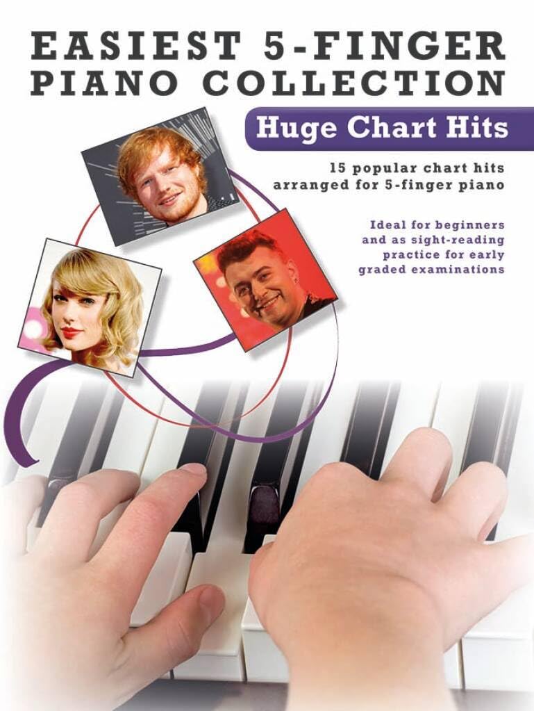 Easiest 5-Finger Piano Collection: Hugh Chart Hits.