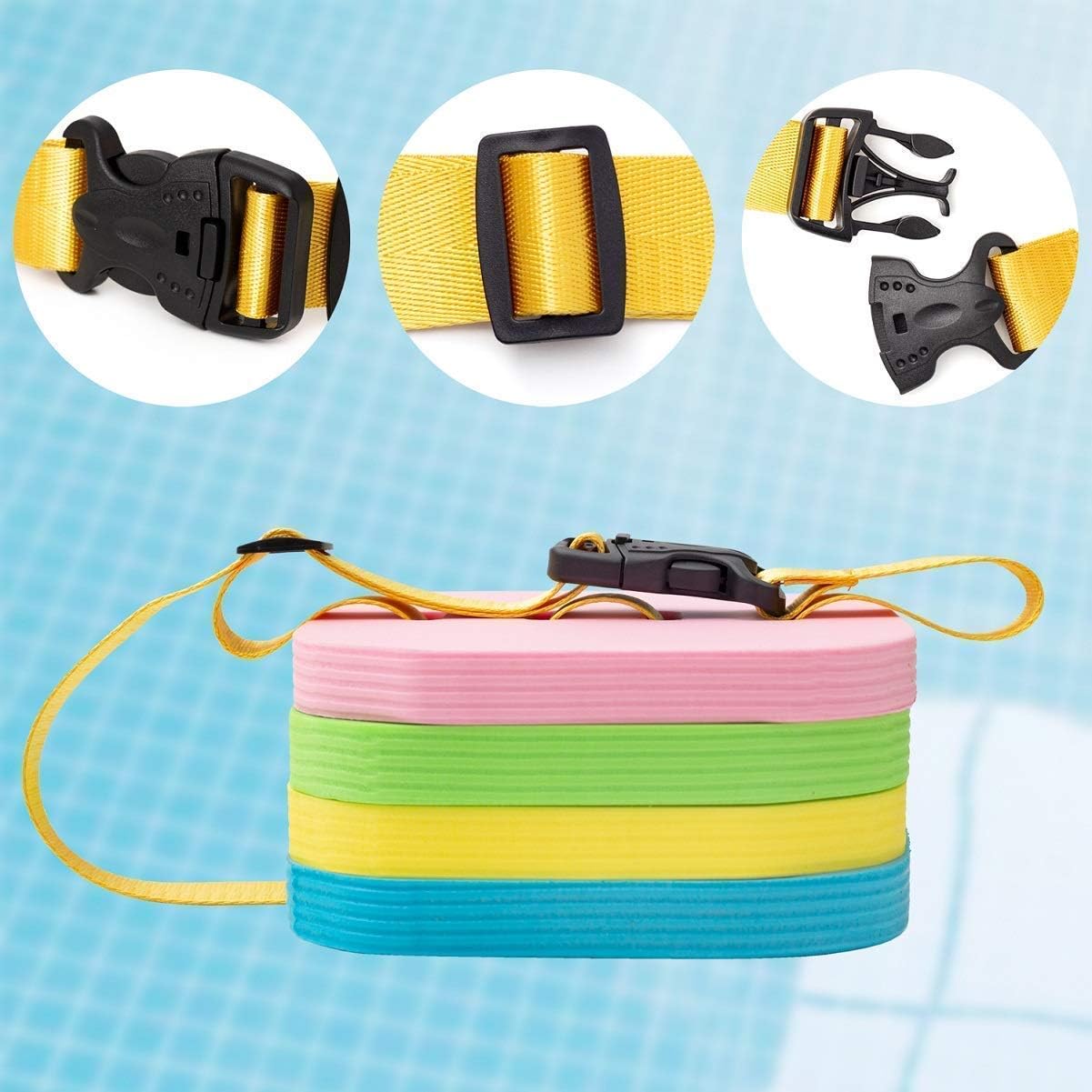 Back Float Safety Swim Bubble Belt with Adjustable Split Layers Swim Belts and Cornhole Bags Corn Filled Corn Hole Bean Bags American Flag Corn Hole Bags Bundle for Childrens Kid Toddler