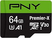 Vista 10 de PNY Paquete de 2 tarjetas de memoria flash microSDXC Premier-X clase 10 U3 V30 de 256 GB