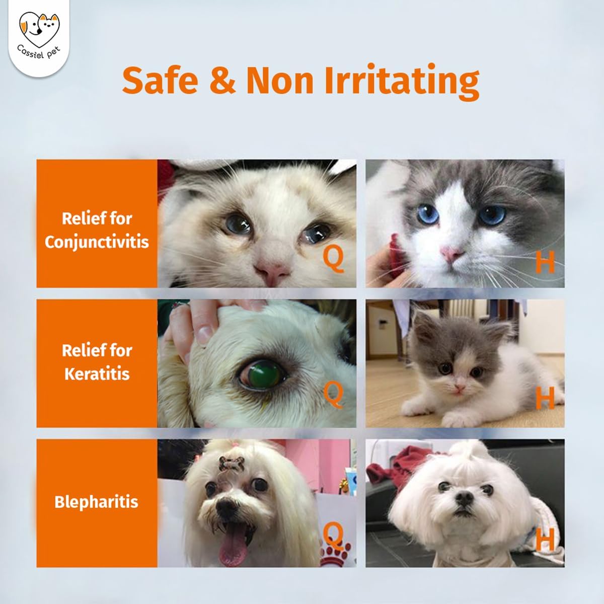 Eye Drops for Eye Infection Treatment, Soothe Infection Allergy, Relieve Dry Eyes & Red Eye，Eye Cleaner and Tear Stain Remover for Dogs and Cats | 10 ml 0.33 FL OZ (1 Bottle) - Image 4
