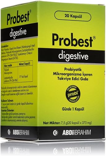 Probest Digestive 20 Capsules Containing Probiotic Microorganisms