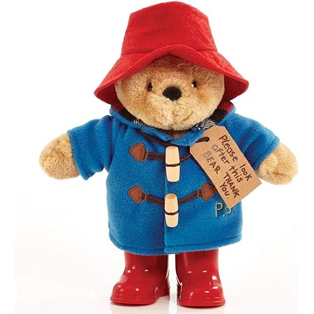 Nounours Ours Paddington Classique Avec Bottes - Peluche De 25 Cm, Rainbow Designs, Neuf