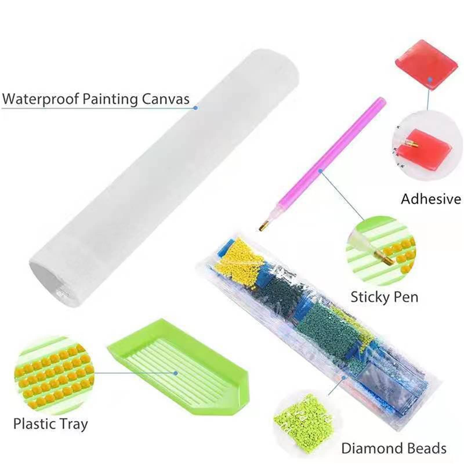 Trayosin Diamond Painting Tiere 5D Diamant Painting Bilder Erwachsene Groß xxl Diamant Malerei Tiger Kits mit Diamond Painting Zubehör Als Geschsenk Und Wanddekoration Zu Hause (150x60cm)