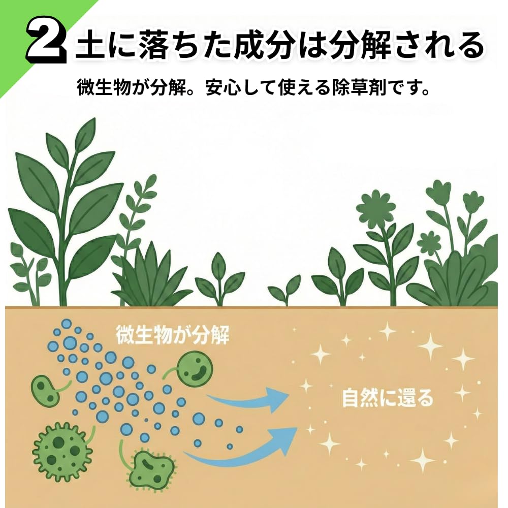 Amazon.co.jp: 一刀両断草キラー 5L グルホシネート 18.5％ オヒシバに
