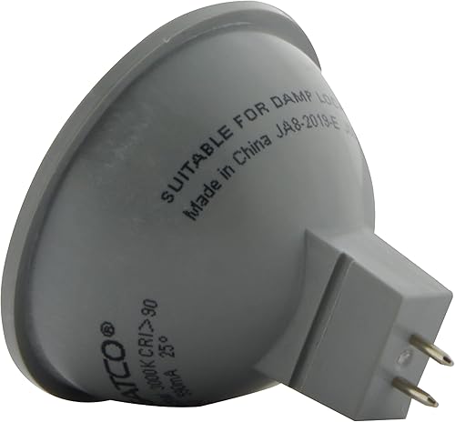Miniatura 3 de Satco Reemplazo directo regulable para lámparas halógenas (paquete de 12) S11341; 6 vatios; LED MR16; 3000K CCT; base GU5.3; ángulo de haz de 40