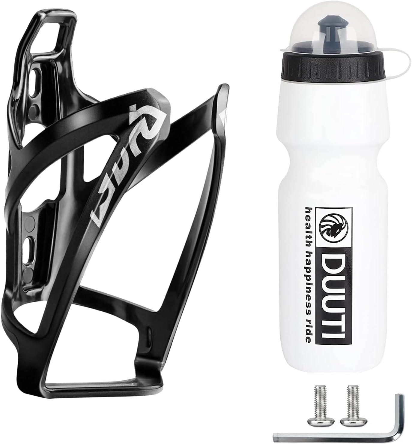 Suruid Bike Bottle Holder with Water Bottle, Universal Bike