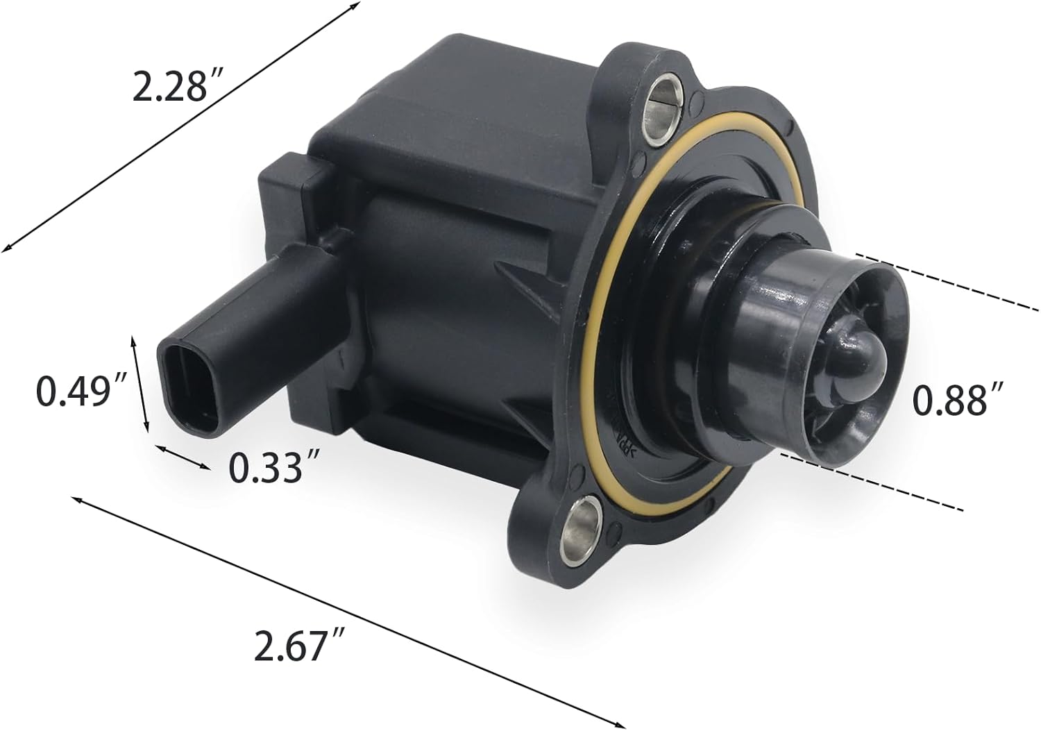 12653327,Turbocharger Wastegate Solenoid Compatible with Buick,Cadillac,Chevrolet,Gmc.2016-2020 Envision,2014-2017 Regal,Regal Sportback,Regal Tourx,ATS,CT6,CTS,Camaro,Equinox,Malibu,Traverse,Terran.