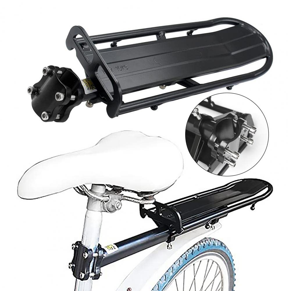 GepäCkträGer Fahrradträger Fahrrad Gepäck Gepäckträger Einziehbar Universal Starke Tragfähigkeit Fahrrad Gepäckträger Fahrrad Zubehör Fahrrad GepäCkträGer(B)