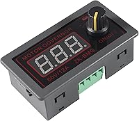 Vista 6 de UMLIFE Controlador de velocidad del motor, PWM DC 12V 24V 60V 500W Regulador de velocidad ajustable con interruptor giratorio variable continuo PWM