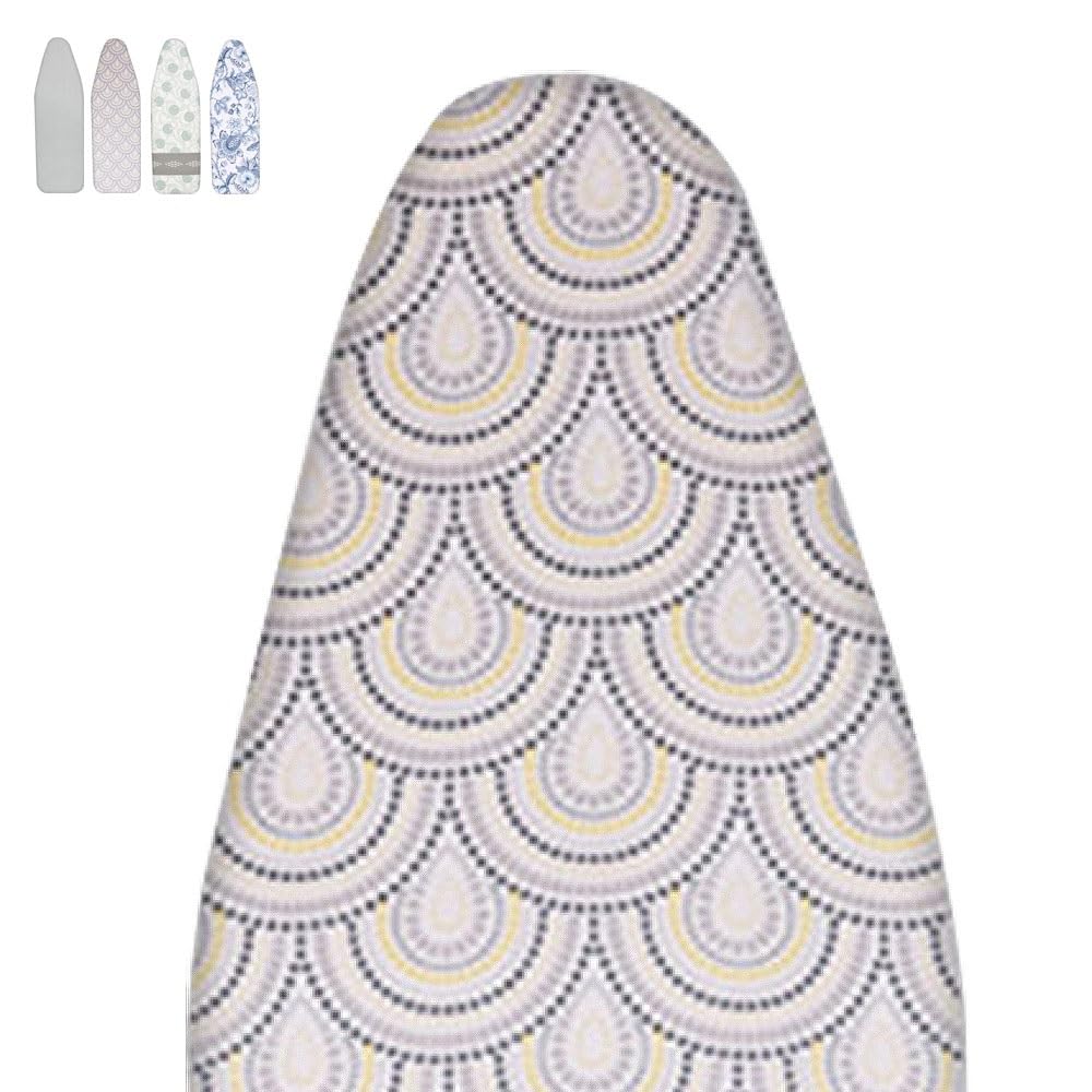 Ikerna B Small Ironing Oard Cover 81X30/92X33/97X33/110X35/122X38cm Padded Scorch Resistant Iron Oard Cover/B/92 * 33Cm