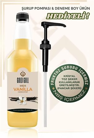 Gold Gull Vanilla Flavored Coffee and Fruit Syrup 700 ml.