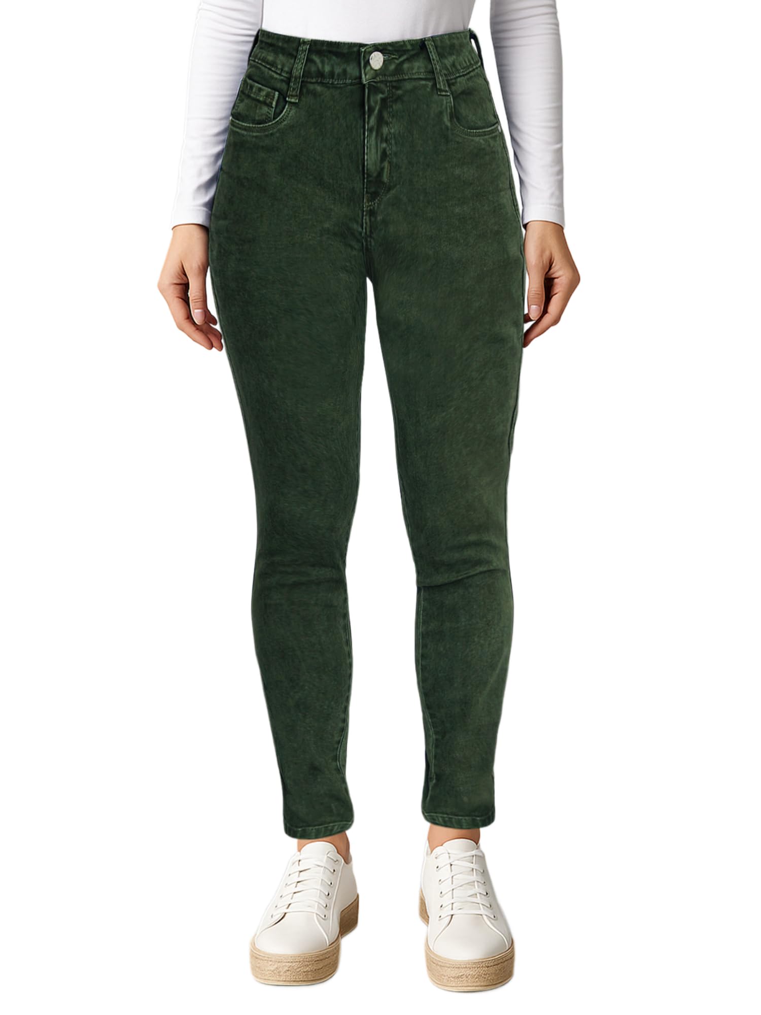 Women's Slim Fit Stretchable Jeans for Women | Full Length Denim Jeans | 1 Button Closure with Zipper Fly | 5 Pocket Design | Comfortable & Stylish Fit-picture-45