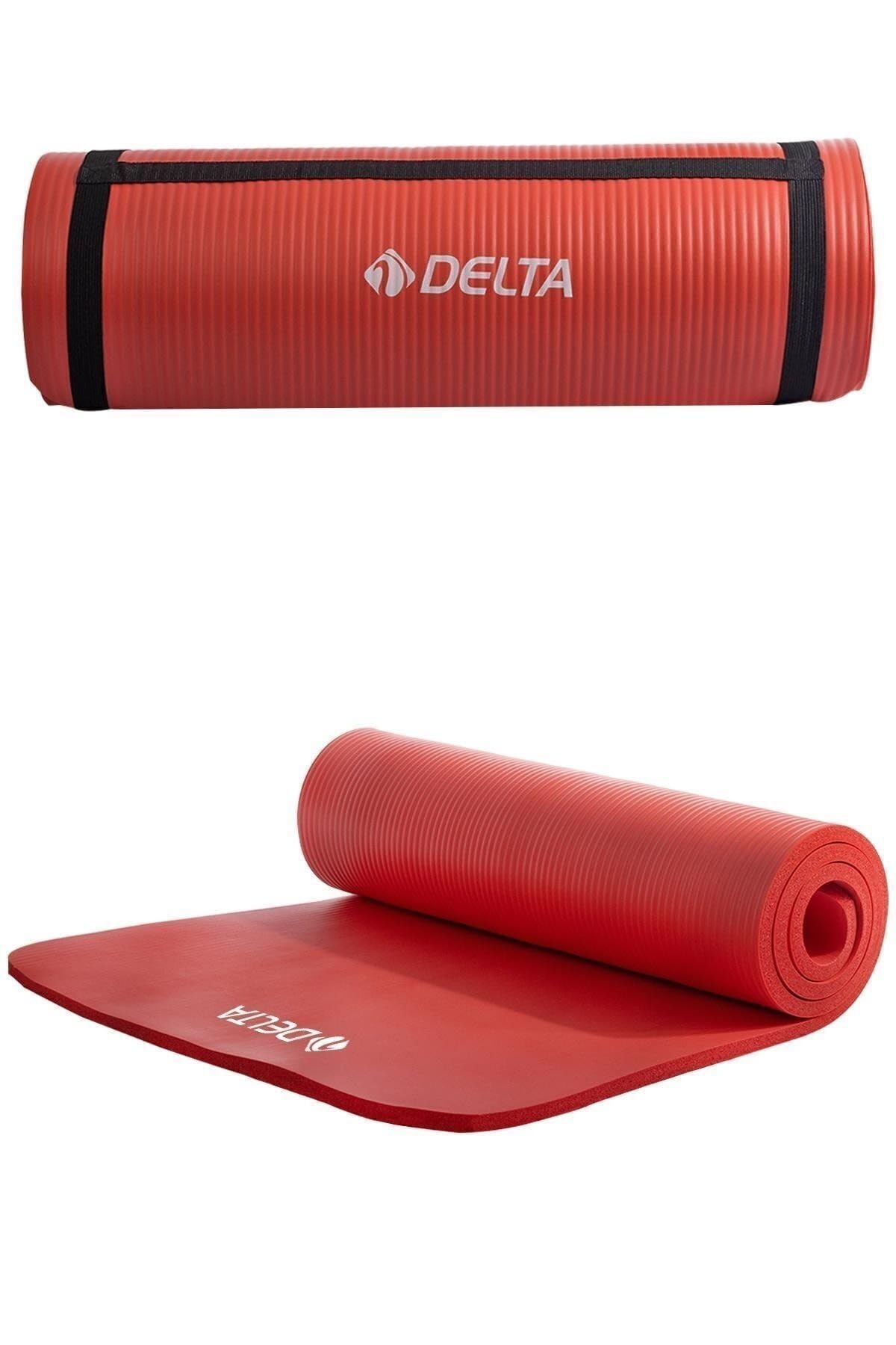 Delta Konfor Zemin 15 MM Taşıma Askılı Pilates Minderi Yoga Matı, Lila, 15 MM