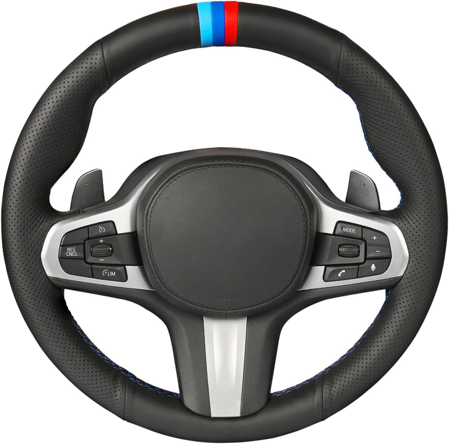 MEWANT Steering Wheel Cover for Sport 3 Series G20 G21 F40 F44 / 4 Series G22 G22 G23 / 5 Series G30 G31 G32 G11 G12 G14 G15 G16 / 3 Series G20 G21 Steering Wheel Accessories