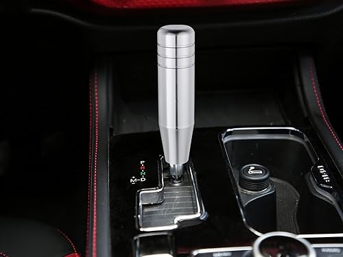 Miniatura 3 de Abfer - Pomo de 5 de palanca de cambios de aleación de aluminio para automóvil, con peso pesado, mango de palanca de cambios para la mayoría de