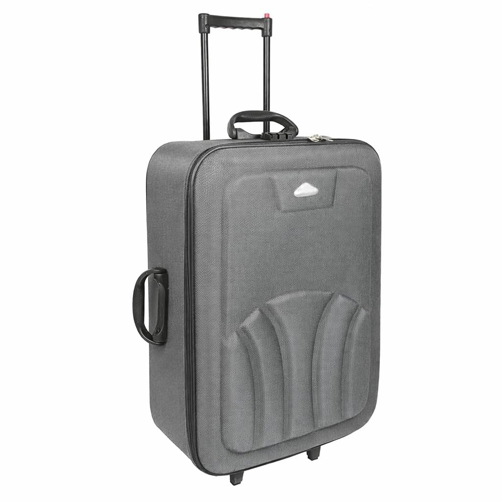 24 Inch Large Trolley Bag Suitcase | Stackable 3 Wheel Travel Luggage | Cabin Protection Polyester Fabric | Check-in Baggage for Flight, Train & Bus Travel | Durable Unisex Bag-image-15