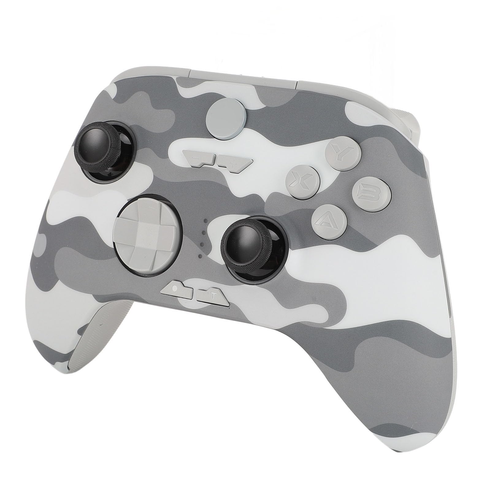 Cuifati Controller da Gioco Dual Hall Triggers, Gamepad RGB Giroscopico a 6 Assi per PC, Steam Deck, IOS, 10/11 - Ergonomico Antiscivolo, Batteria da 1000 MAh, 22 Ore di Riproduzione (grigio