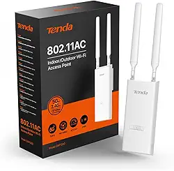 Tenda Ponto De Acesso Wi-Fi Externo Banda Dupla Ac1200 (Oap1200), Mu-Mimo, À Prova D'Água Ip65, Alimentado Por Poe, Ideal Para Quintais E Garagens