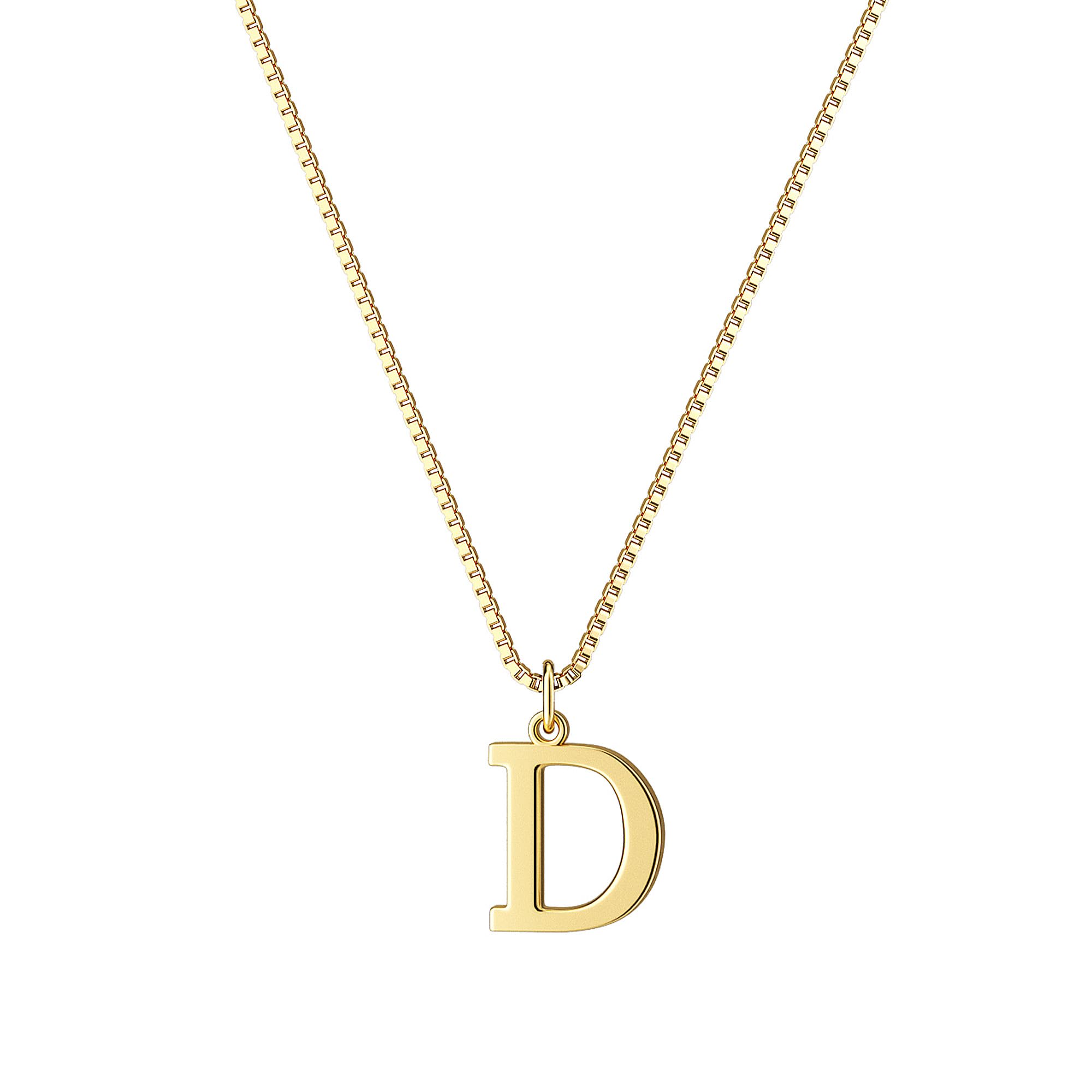 Gold Initial Necklaces for Women, Dainty Gold Letter Necklace Tiny A-Z Pendant Choker Necklace Trendy Cute Personalized Monogram Name Necklace Gold Jewelry Necklace for Women Gift