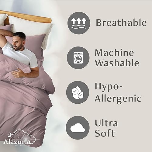 Miniatura 9 de Juego de funda de edredón para cama individualindividual XL (2 piezas) para niños, doble cepillado, suave prelavado con cierre de cremallera, 4