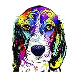 Enjoy It Dean Russo Beagle Car Stickers, Outdoor Rated Vinyl Sticker Decals for Windows, Bumpers, Laptops or Crafts - 2 Pieces