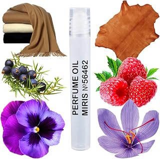 MIRIS No. 56462, Inspired by Black Saffron, Long-Lasting Perfume Oil Unisex for Women and Men Roll-On, Rollerball 0.34 Fl Oz / 10 ml