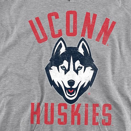 LOGOVISION University of Connecticut Official Huskies Logo Youth Kids Boy/Girls Pull-Over Hoodie2