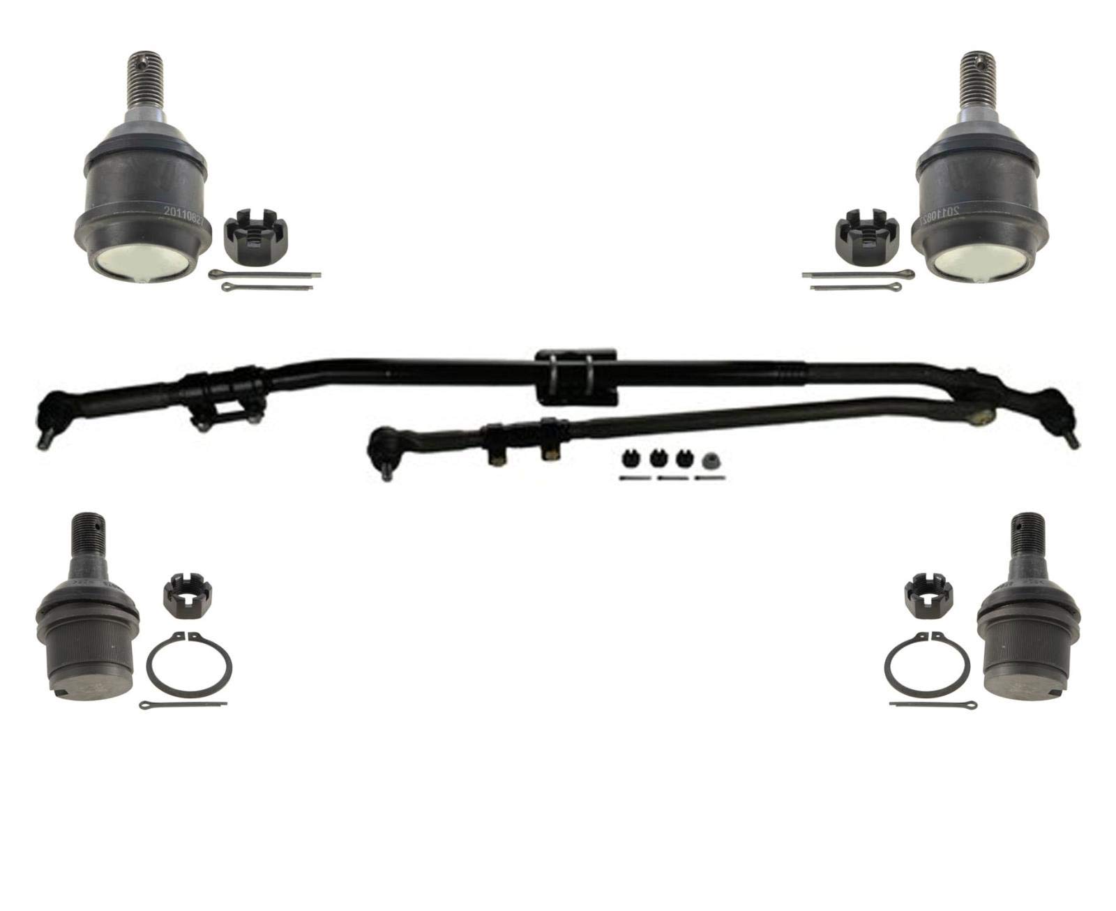 Drag Links Bracket Tie Rods Ball Joints Replacement Part for Dodge RAM 2500 4 Wheel Drive 08-12