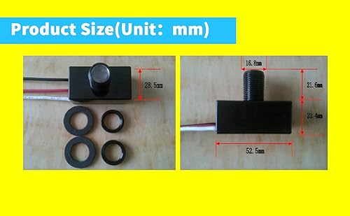 Miniatura 4 de Sensor del atardecer al amanecer, interruptor fotoeléctrico, sensor de luz de fotocélula de entrada de 105  130 V para iluminación al aire libre,